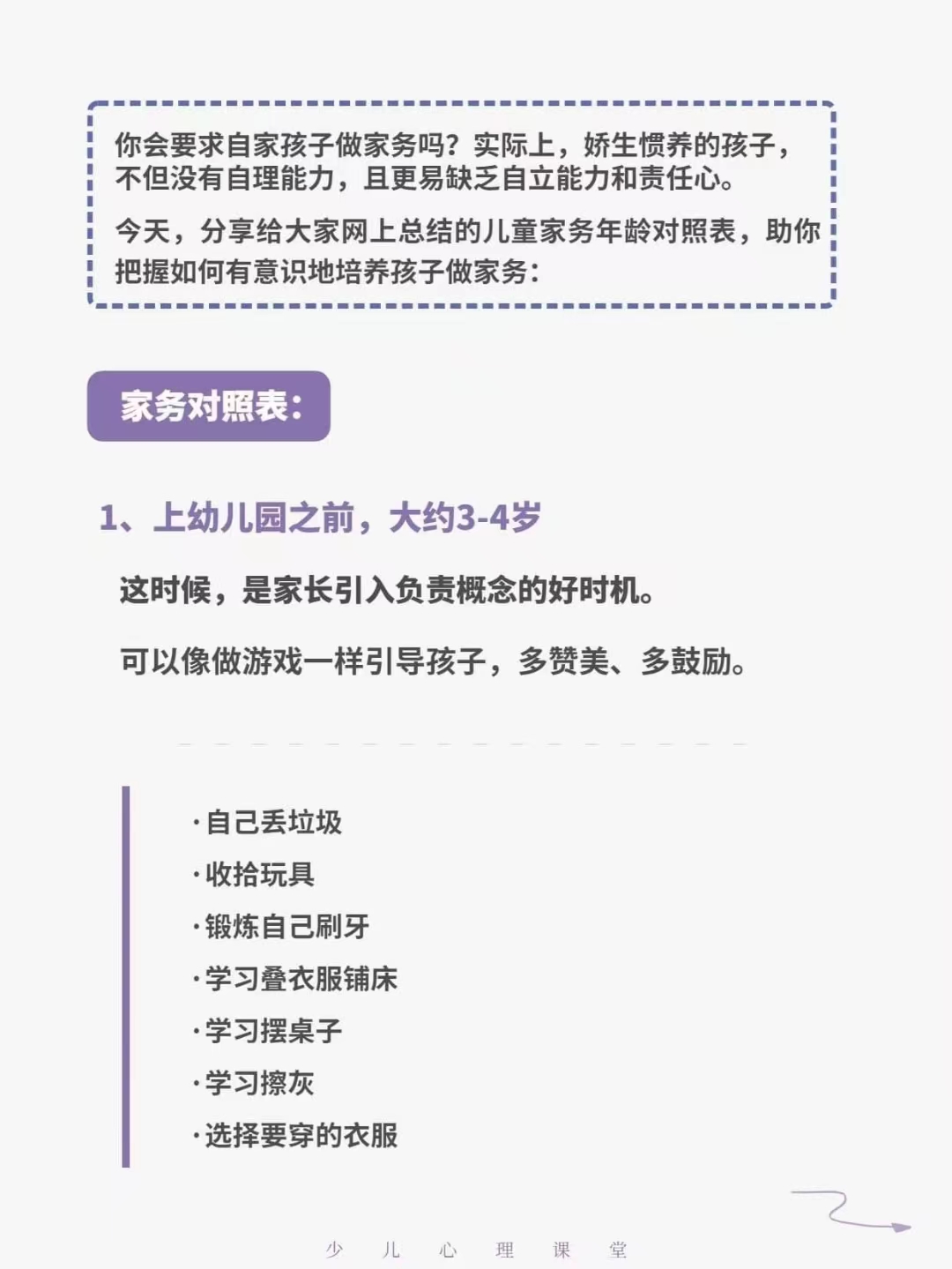 孩子还小，不要做？这样恰恰是害了孩子！儿童做家务年龄对照表